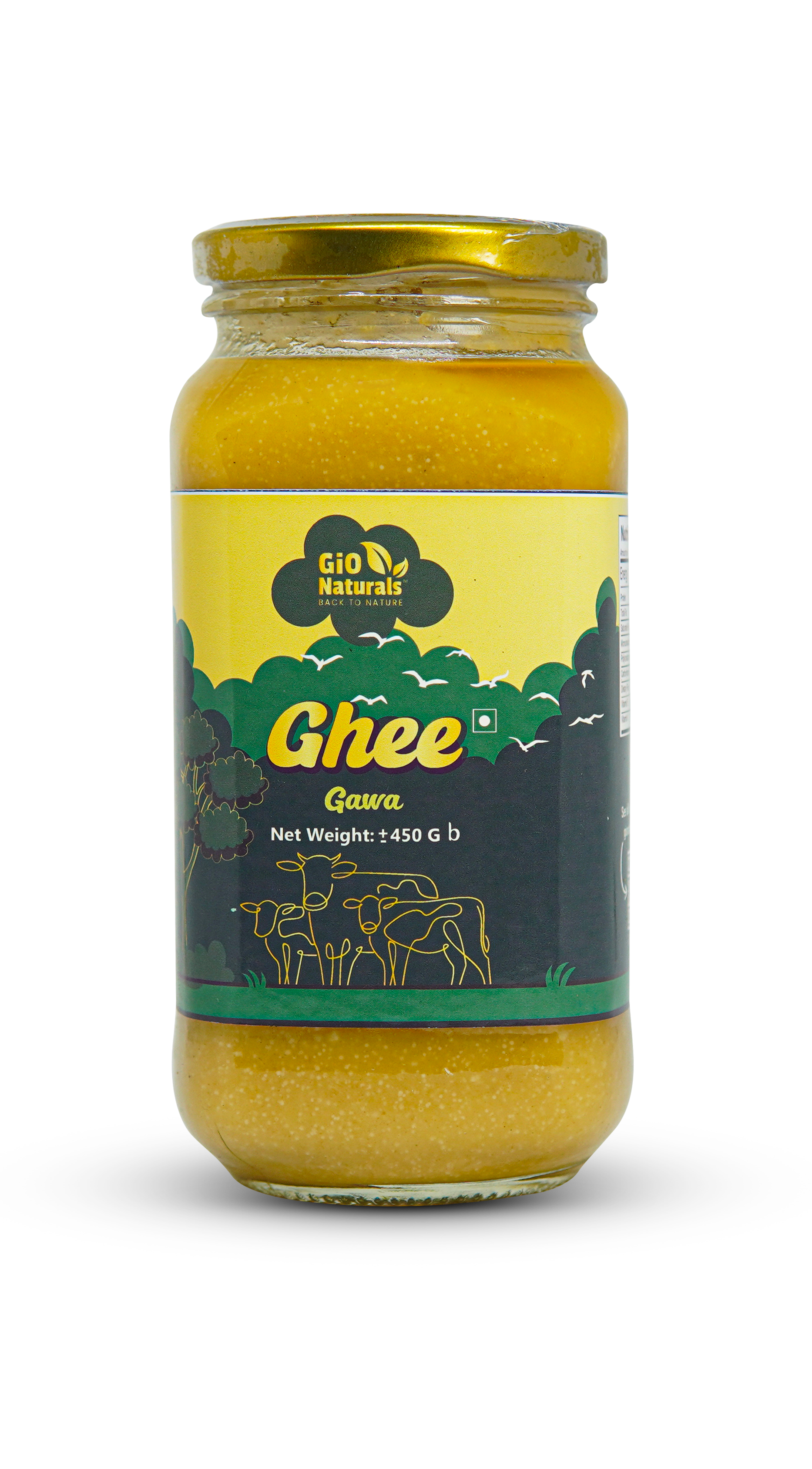 GN Gawa ghee 450 gm - Gio Naturals